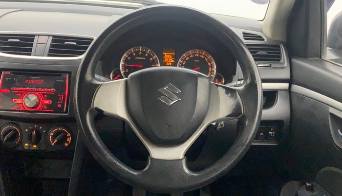 2013 Maruti Swift VXI, Petrol, Manual, 80,134 km, Steering Wheel Close Up