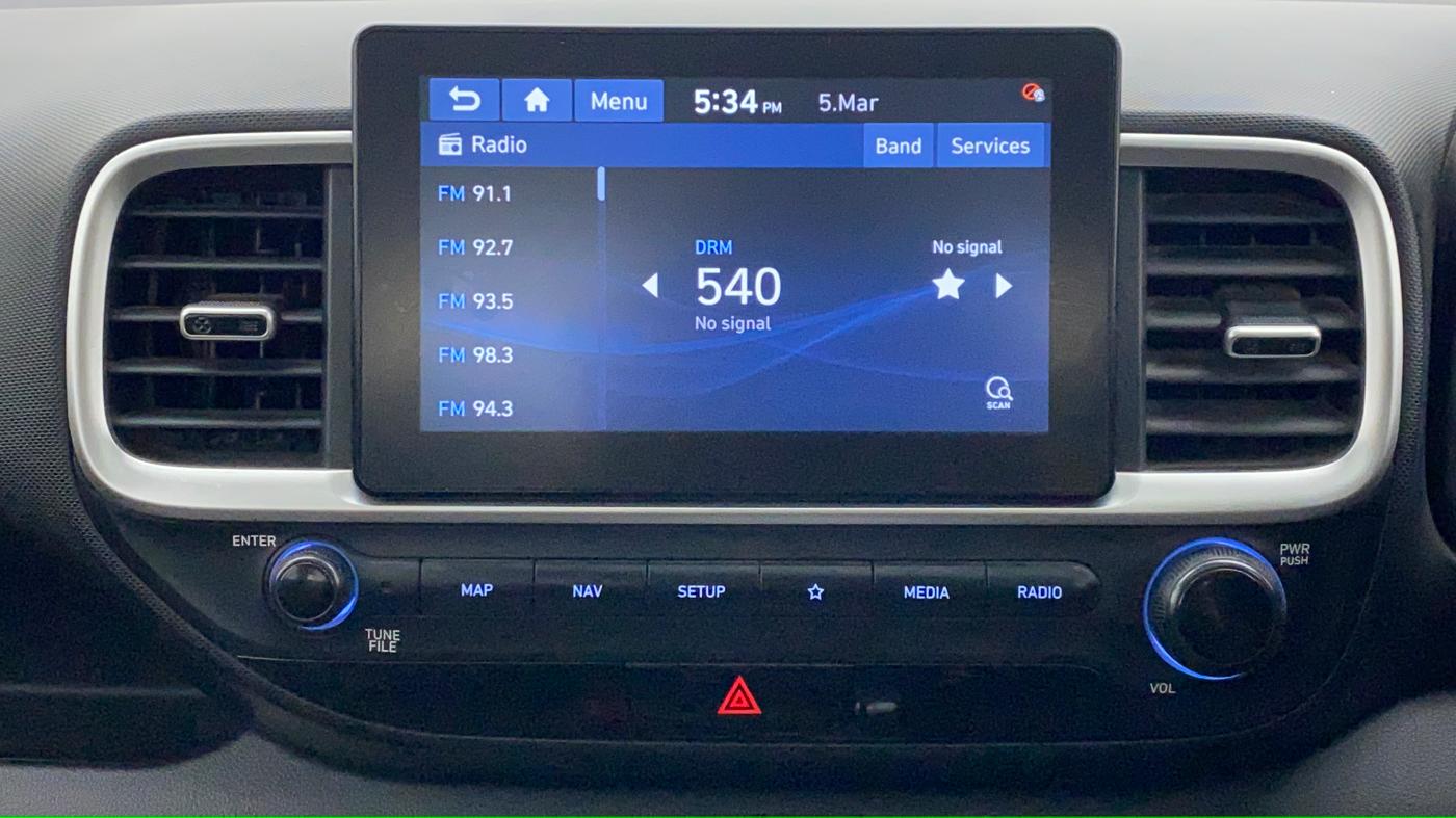 2019 Hyundai VENUE 1.0 TURBO GDI SX+ AT, Petrol, Automatic, 9,462 km, Infotainment System