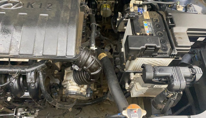 2022 Hyundai GRAND I10 NIOS SPORTZ AMT 1.2 KAPPA VTVT, Petrol, Automatic, 24,573 km, Engine View - Left