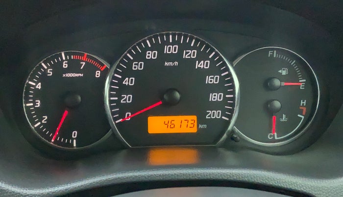 2011 Maruti Swift VXI, Petrol, Manual, 46,265 km, Odometer Image
