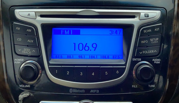 2013 Hyundai Verna FLUIDIC 1.6 SX CRDI, Diesel, Manual, 83,329 km, Infotainment System