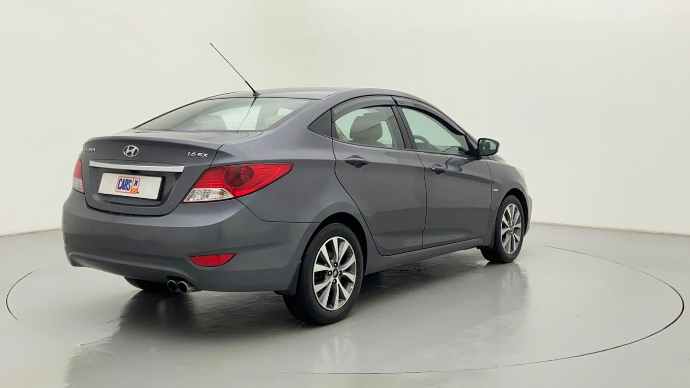 2013 Hyundai Verna FLUIDIC 1.6 SX CRDI, Diesel, Manual, 83,329 km, Right Back Diagonal