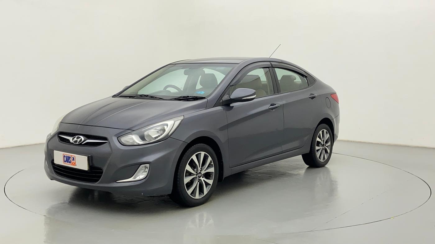 2013 Hyundai Verna FLUIDIC 1.6 SX CRDI, Diesel, Manual, 83,329 km, Left Front Diagonal