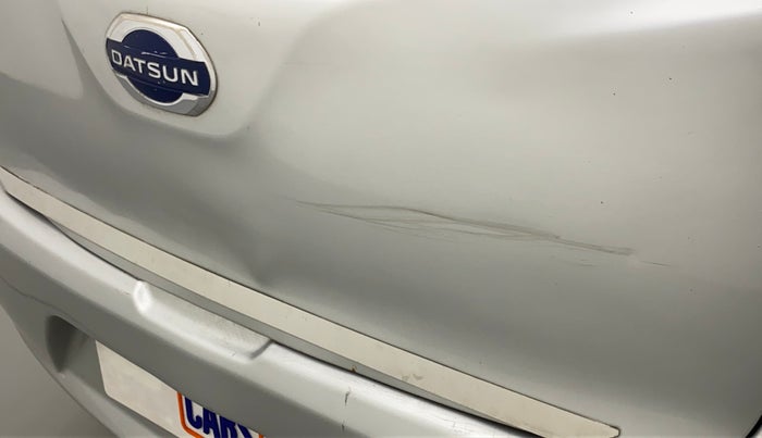 2014 Datsun Go T, Petrol, Manual, 61,002 km, Dicky (Boot door) - Slightly dented