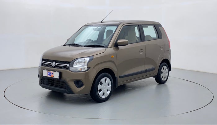2019 Maruti New Wagon-R VXI 1.2L, Petrol, Manual, 38,411 km, Left Front Diagonal (45- Degree) View