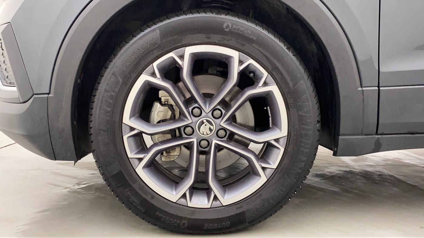 2021 Skoda KUSHAQ STYLE 1.5 TSI MT, Petrol, Manual, 7,348 km, Left Front Wheel