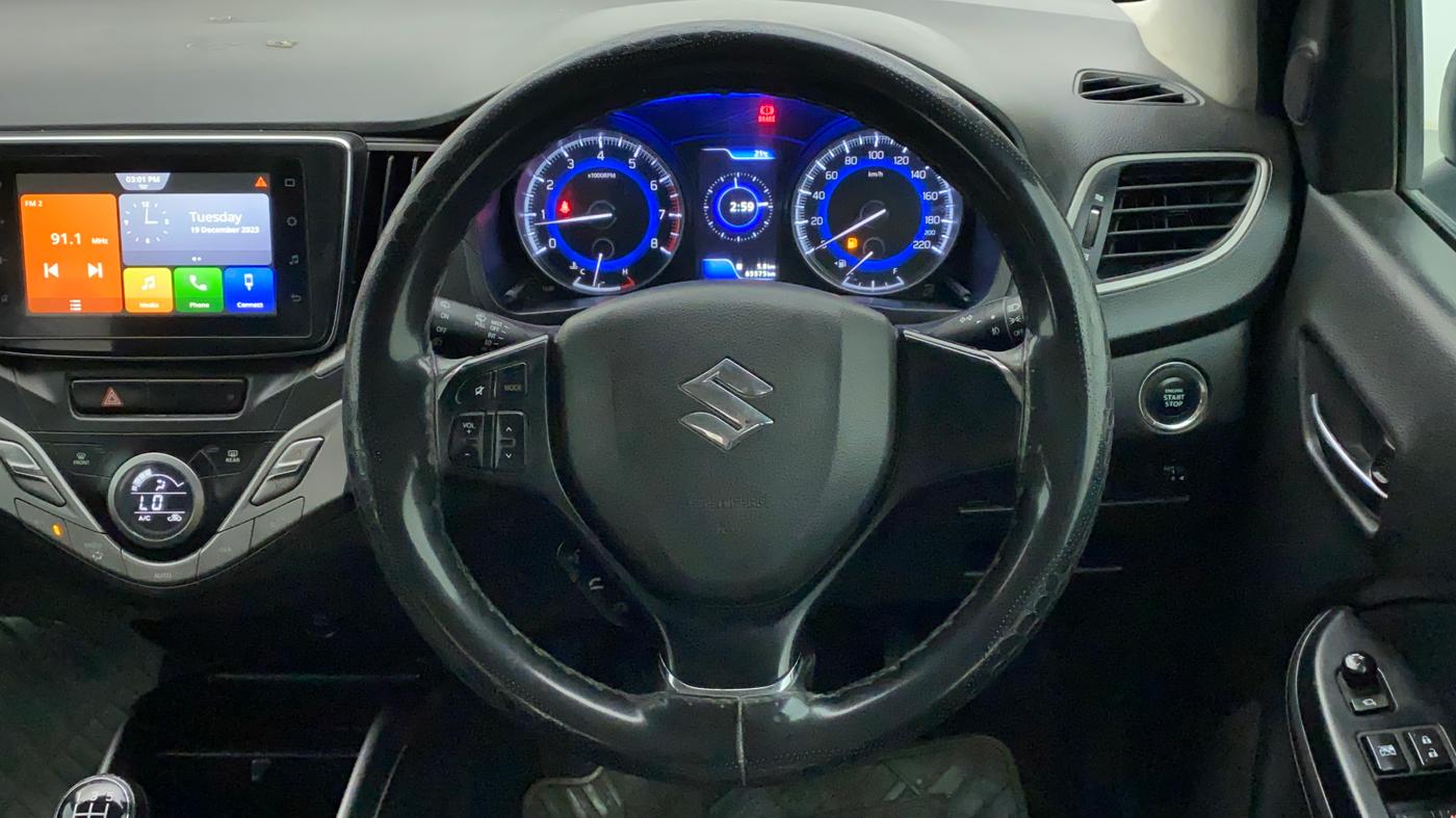 2019 Maruti Baleno ZETA PETROL 1.2, Petrol, Manual, 65,631 km, Steering Wheel Close Up
