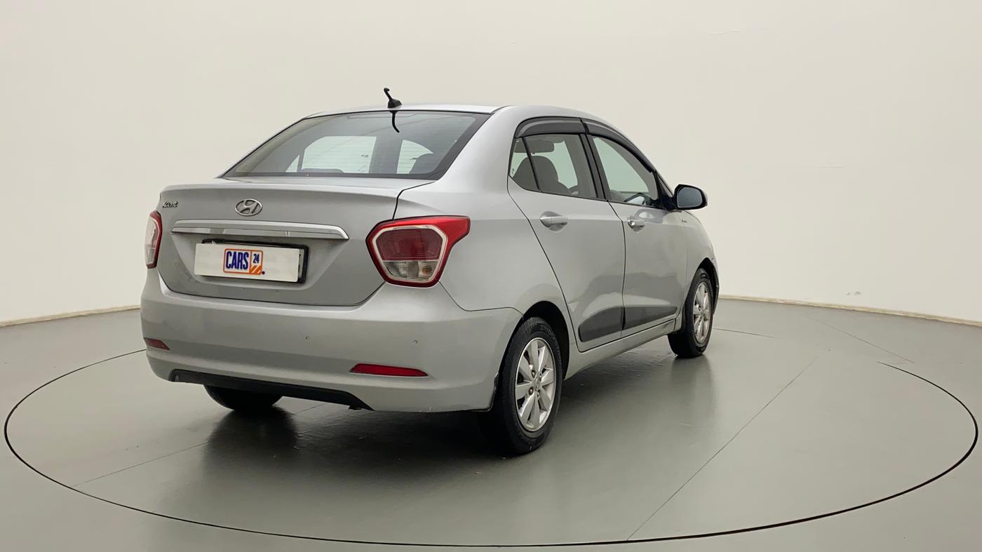 2014 Hyundai Xcent S (O) 1.2, CNG, Manual, 72,380 km, Right Back Diagonal