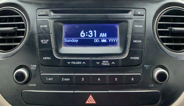 2014 Hyundai Xcent S (O) 1.2, CNG, Manual, 72,380 km, Infotainment System