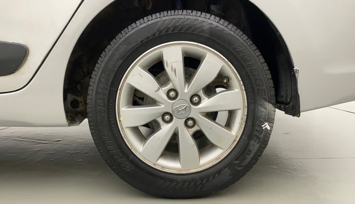 2014 Hyundai Xcent S (O) 1.2, CNG, Manual, 72,380 km, Left Rear Wheel