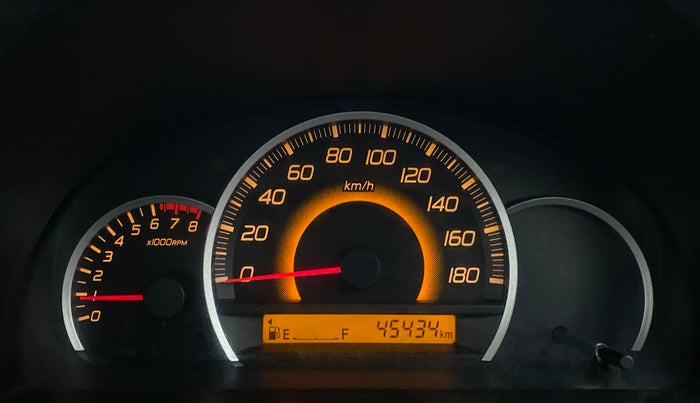 2013 Maruti Wagon R 1.0 VXI, Petrol, Manual, 45,434 km, Odometer Image