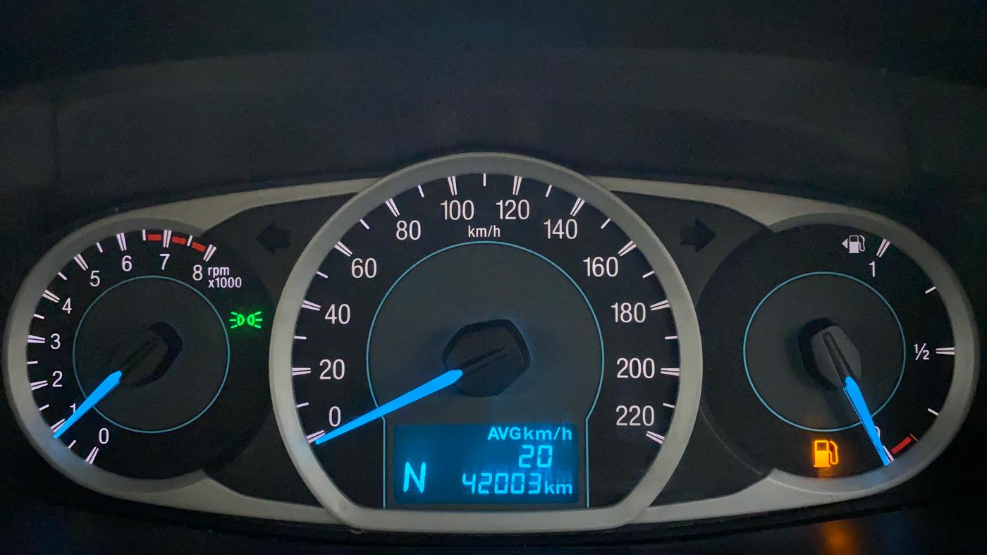 2015 Ford Figo Aspire 1.5 TITANIUM AT PETROL, Petrol, Automatic, 41,671 km, Odometer View