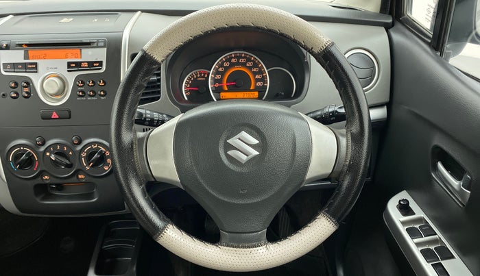 2012 Maruti Wagon R 1.0 VXI, Petrol, Manual, 37,390 km, Steering Wheel Close Up