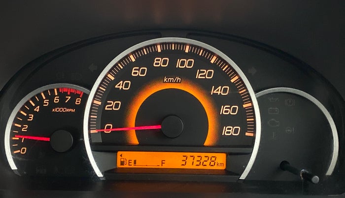 2012 Maruti Wagon R 1.0 VXI, Petrol, Manual, 37,390 km, Odometer Image