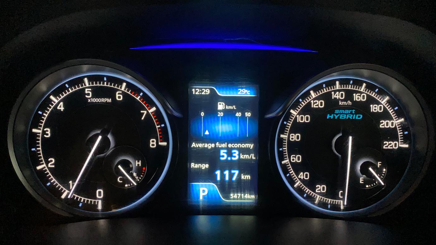 2022 Maruti XL6 ALPHA AT, Petrol, Automatic, 54,721 km, Odometer Image