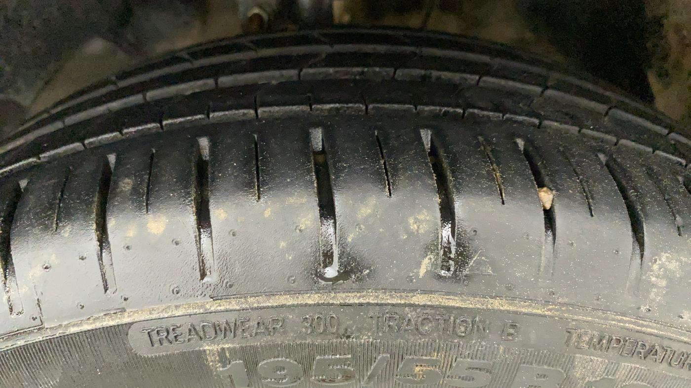 2021 Maruti Baleno ZETA PETROL 1.2, Petrol, Manual, 12,534 km, Left Front Tyre Tread