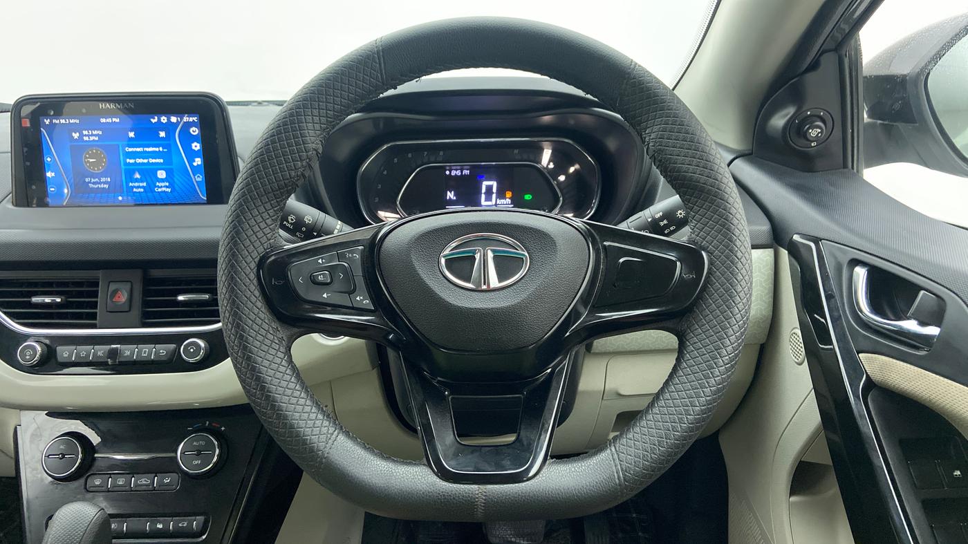 2021 Tata NEXON XZA + 1.2 PETROL A/T, Petrol, Automatic, 12,654 km, Steering Wheel Close Up