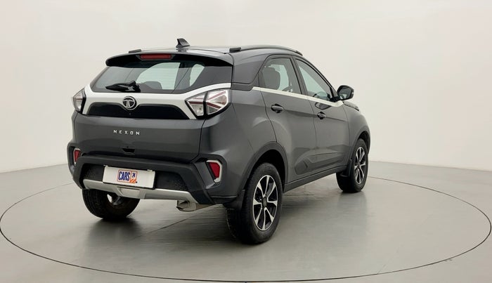 2021 Tata NEXON XZA + 1.2 PETROL A/T, Petrol, Automatic, 12,654 km, Right Back Diagonal