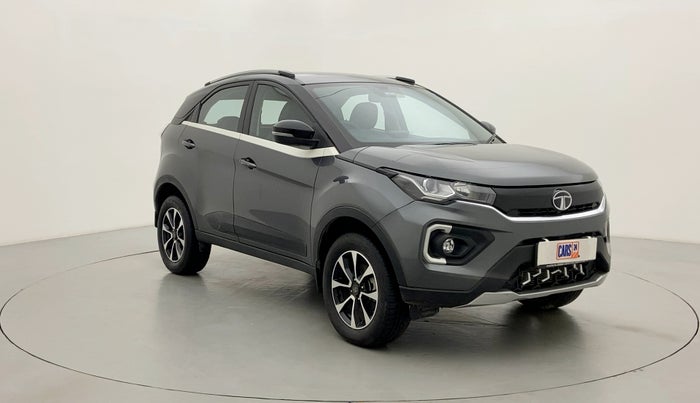 2021 Tata NEXON XZA + 1.2 PETROL A/T, Petrol, Automatic, 12,654 km, Right Front Diagonal