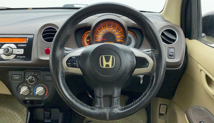 2012 Honda Brio S MT, Petrol, Manual, 82,846 km, Steering Wheel Close Up