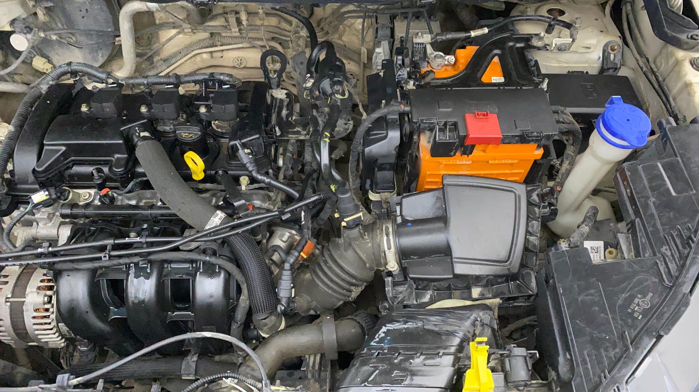 2019 Ford Ecosport TITANIUM + 1.5L PETROL AT, Petrol, Automatic, 73,207 km, Engine View - Left