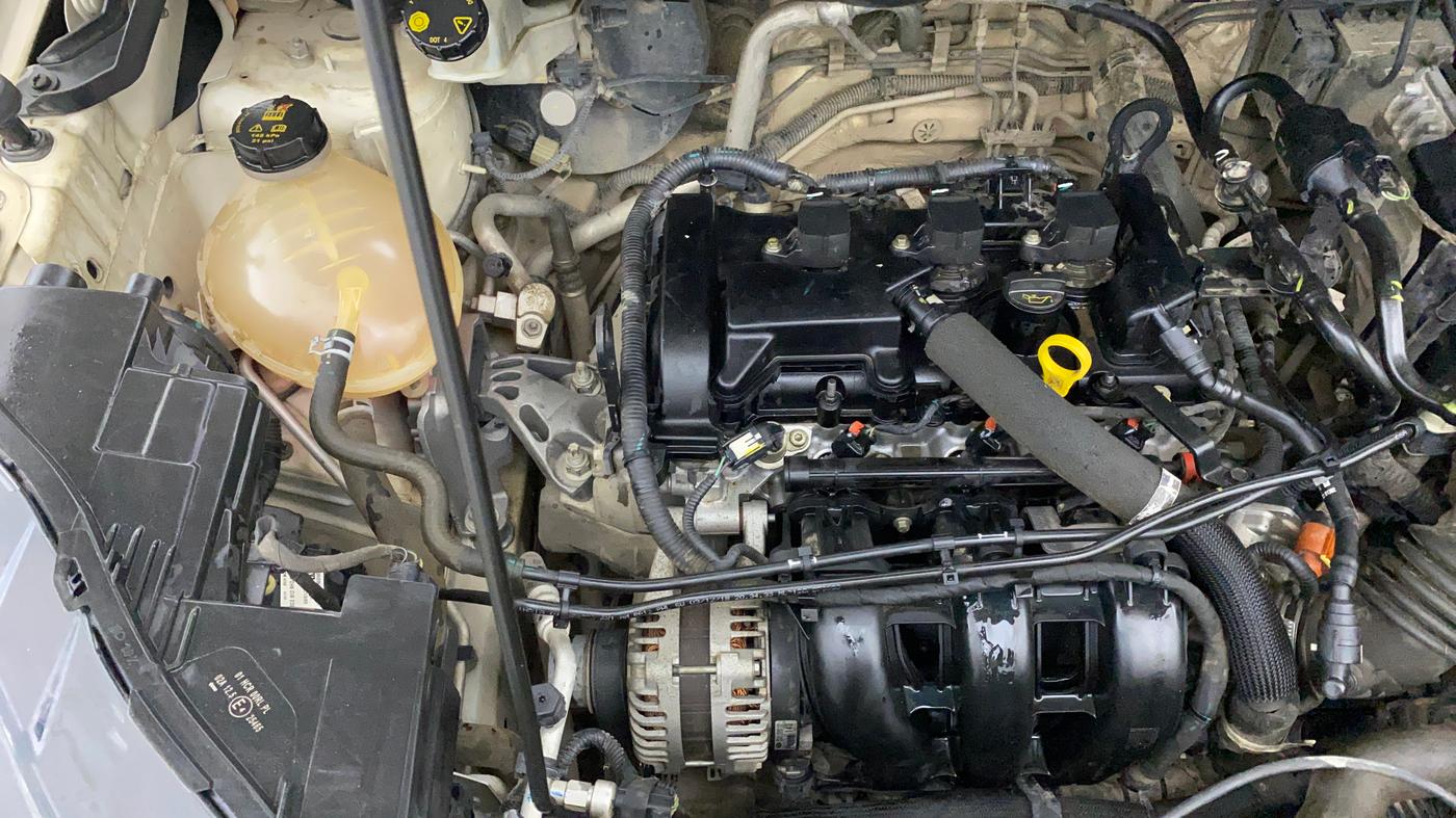 2019 Ford Ecosport TITANIUM + 1.5L PETROL AT, Petrol, Automatic, 73,207 km, Engine View - Right