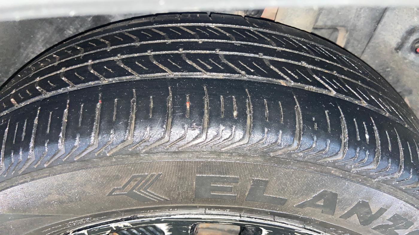 2021 Maruti Vitara Brezza ZXI, Petrol, Manual, 91,334 km, Left Rear Tyre Tread