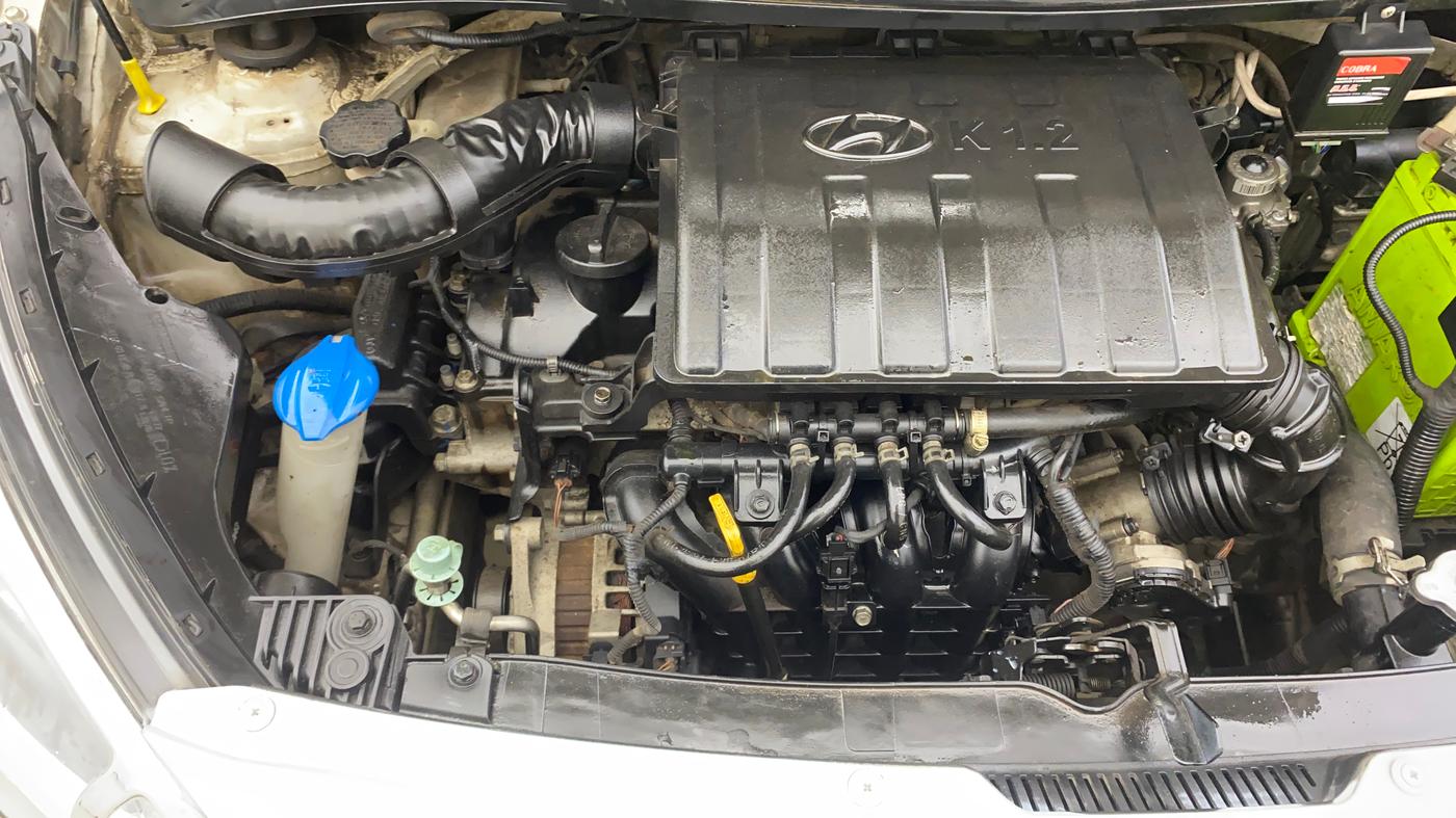 2019 Hyundai Xcent SX 1.2, CNG, Manual, 1,30,952 km, Engine View - Right
