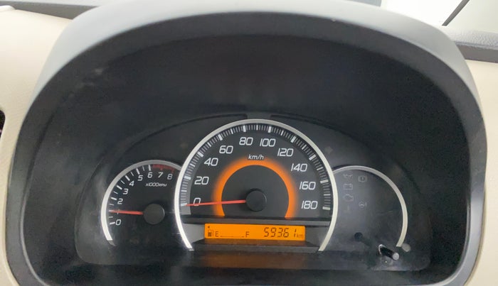 2016 Maruti Wagon R 1.0 VXI, Petrol, Manual, 59,361 km, Odometer Image