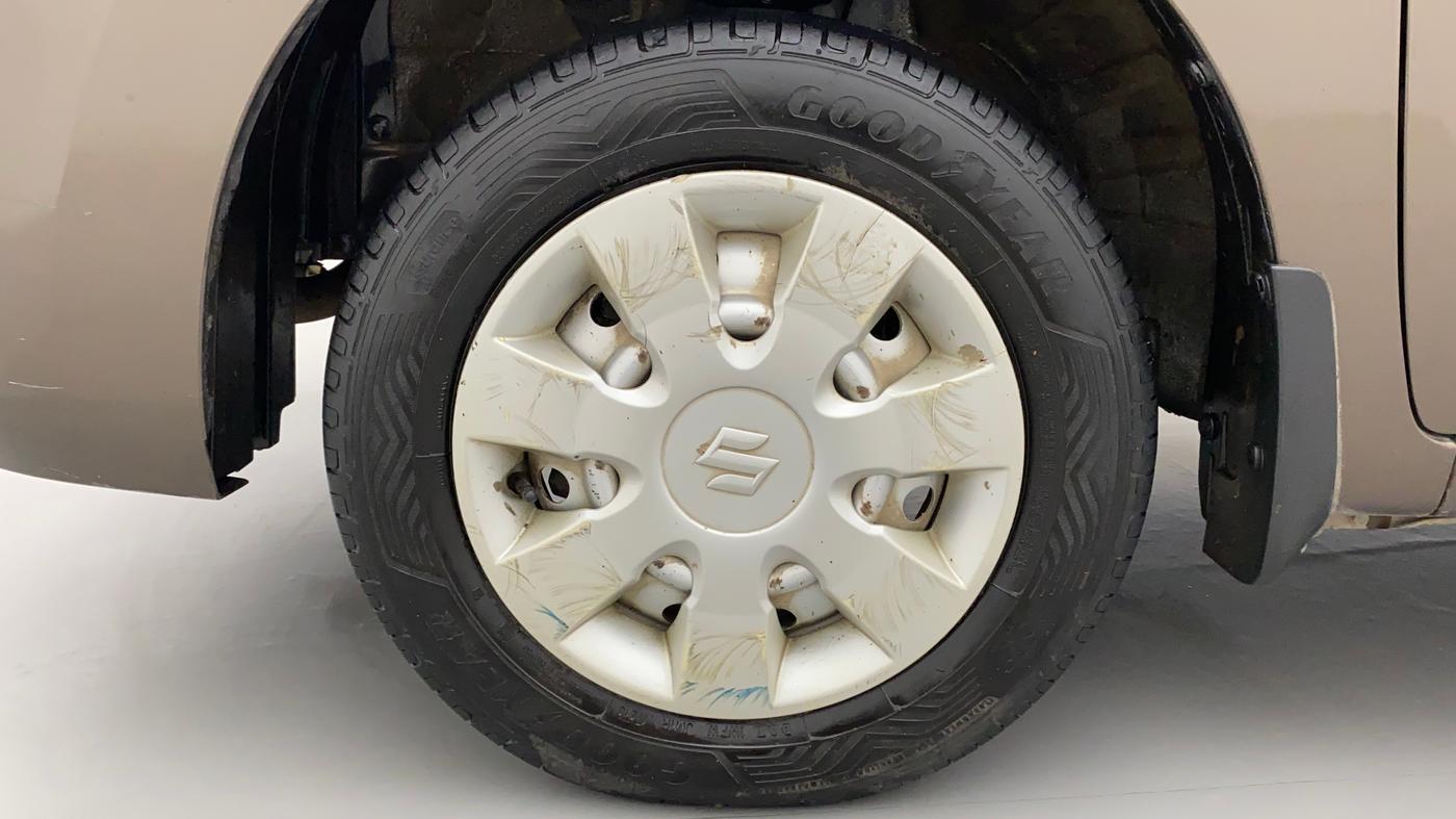2014 Maruti Wagon R 1.0 LXI CNG, CNG, Manual, 75,760 km, Left Front Wheel
