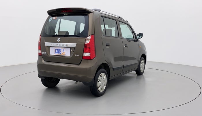 2014 Maruti Wagon R 1.0 LXI CNG, CNG, Manual, 75,760 km, Right Back Diagonal