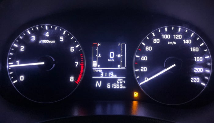 2017 Hyundai Creta SX PLUS AT 1.6 PETROL, Petrol, Automatic, 61,555 km, Odometer Image