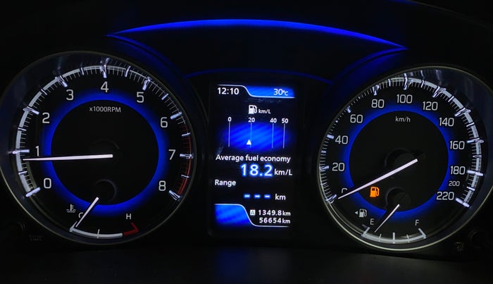 2018 Maruti Baleno ALPHA PETROL 1.2, Petrol, Manual, 56,646 km, Odometer Image