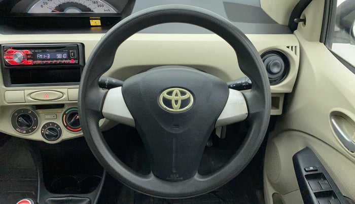2012 Toyota Etios Liva G SP, Petrol, Manual, 18,720 km, Steering Wheel Close Up