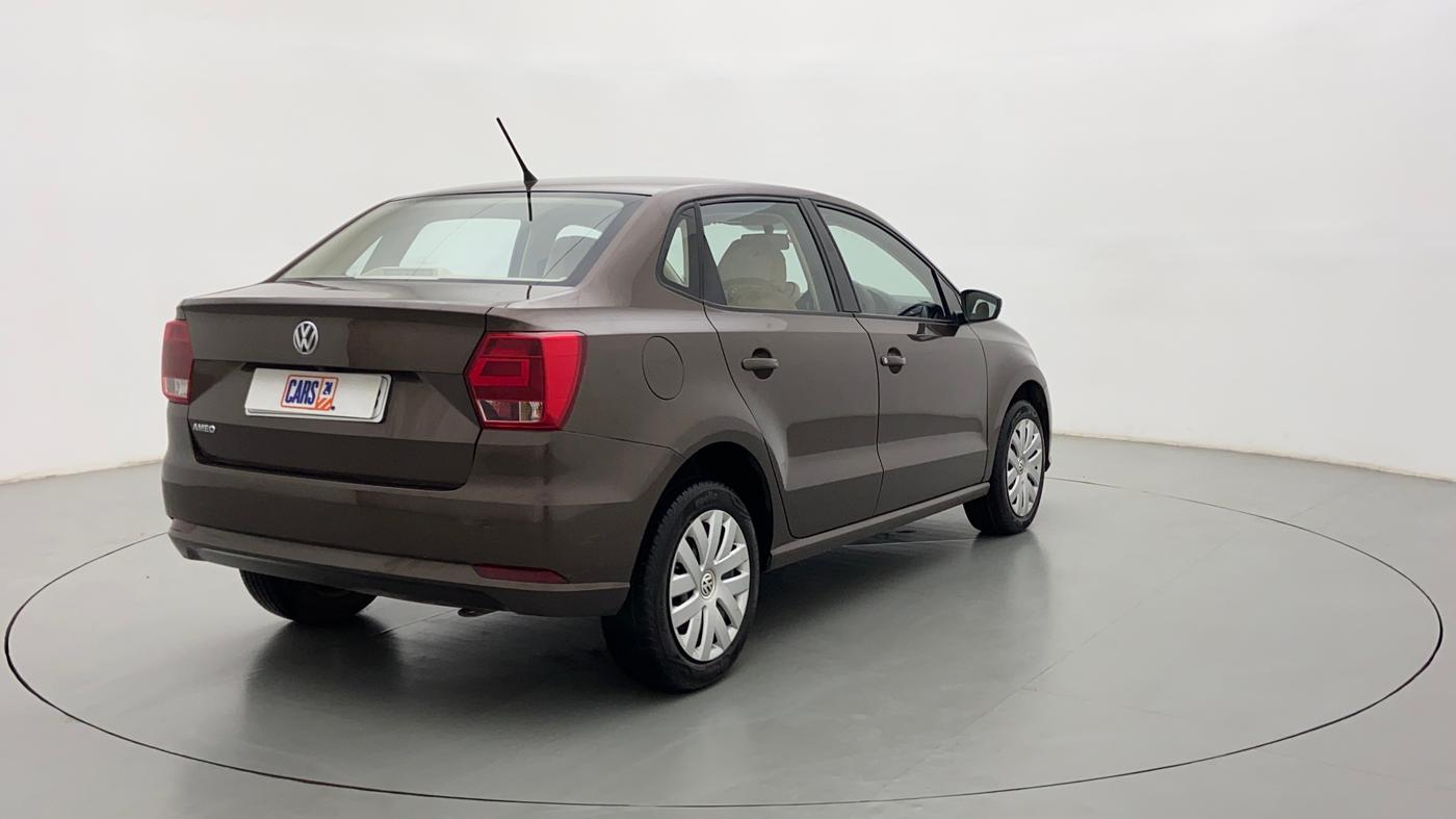 2017 Volkswagen Ameo COMFORTLINE PLUS PETROL, Petrol, Manual, 18,051 km, Right Back Diagonal