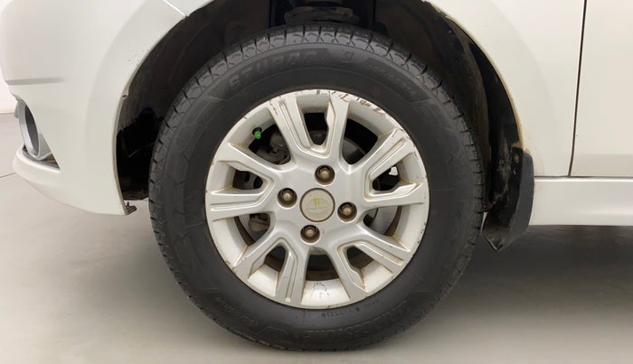 2017 Tata Tiago XZA PETROL, Petrol, Automatic, 45,950 km, Left Front Wheel