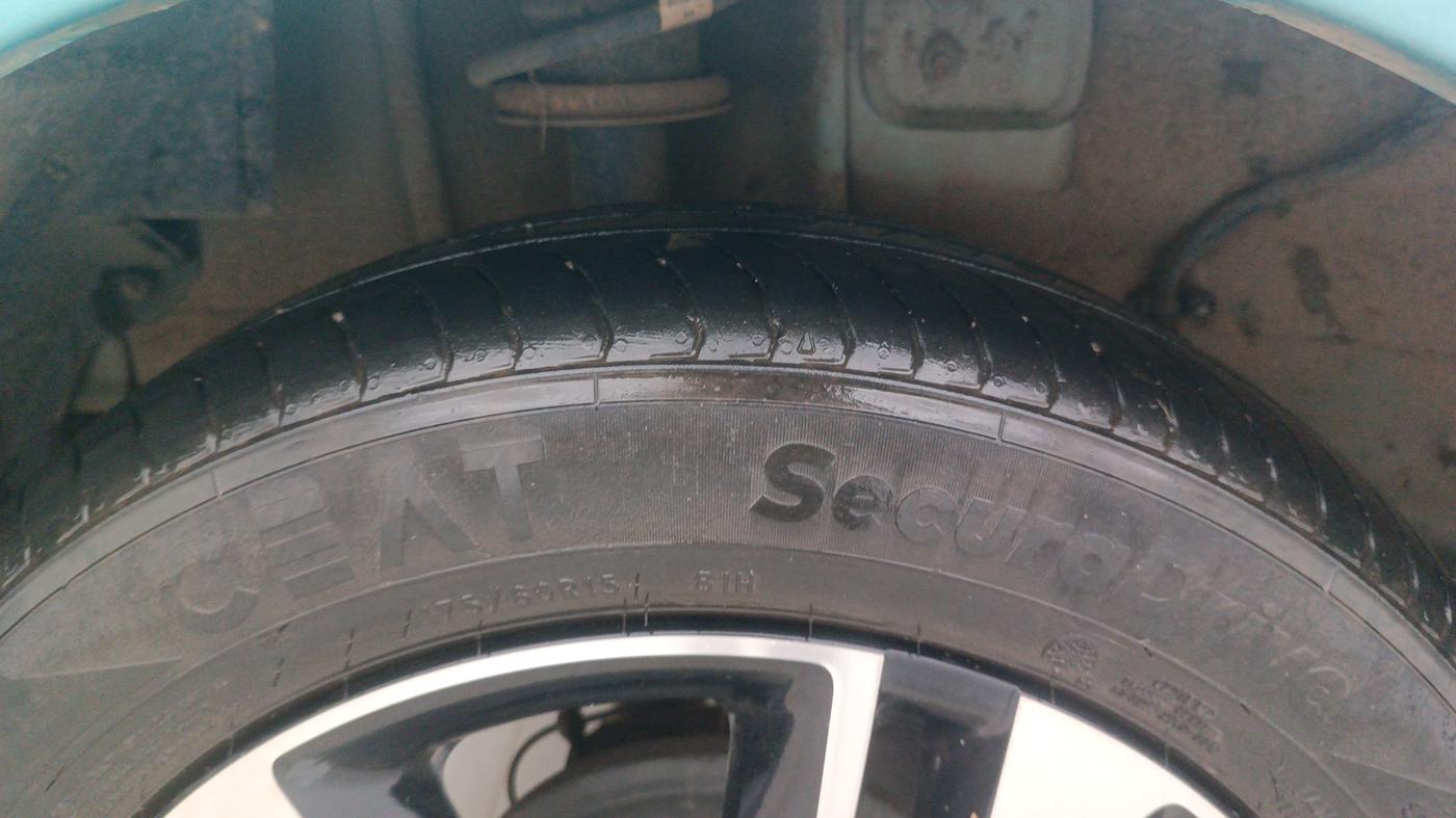 2025 Tata Tiago XZ PLUS PETROL, Petrol, Manual, 7,401 km, Right Rear Tyre Tread