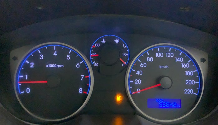 2011 Hyundai i20 MAGNA (O) 1.2, Petrol, Manual, 55,735 km, Odometer Image
