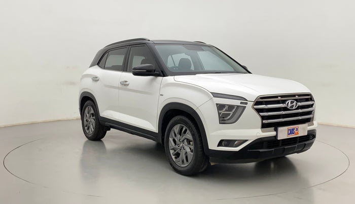 2020 Hyundai Creta 1.4 SX(O) TURBO GDI DCT DUAL TONE, Petrol, Automatic, 49,006 km, Right Front Diagonal