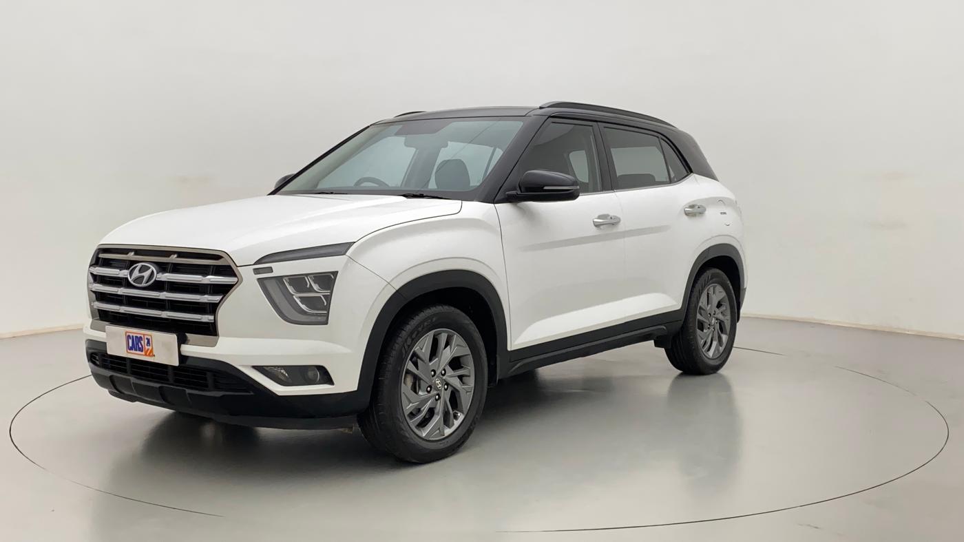 2020 Hyundai Creta 1.4 SX(O) TURBO GDI DCT DUAL TONE, Petrol, Automatic, 49,006 km, Left Front Diagonal