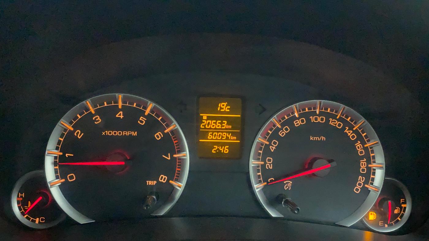 2013 Maruti Swift Dzire ZXI, Petrol, Manual, 60,094 km, Odometer Image