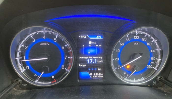 2019 Maruti Baleno ZETA PETROL 1.2, Petrol, Manual, 93,017 km, Odometer Image