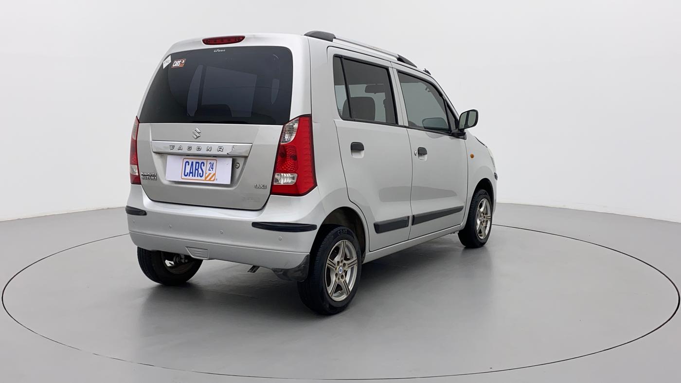 2013 Maruti Wagon R 1.0 LXI CNG, CNG, Manual, 93,984 km, Right Back Diagonal
