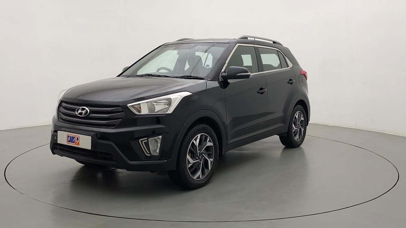 2017 Hyundai Creta E PLUS 1.6 PETROL, Petrol, Manual, 96,287 km, Left Front Diagonal