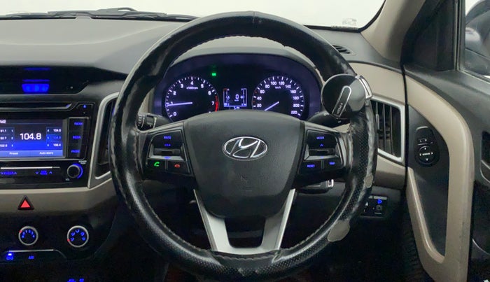 2017 Hyundai Creta E PLUS 1.6 PETROL, Petrol, Manual, 96,287 km, Steering Wheel Close Up