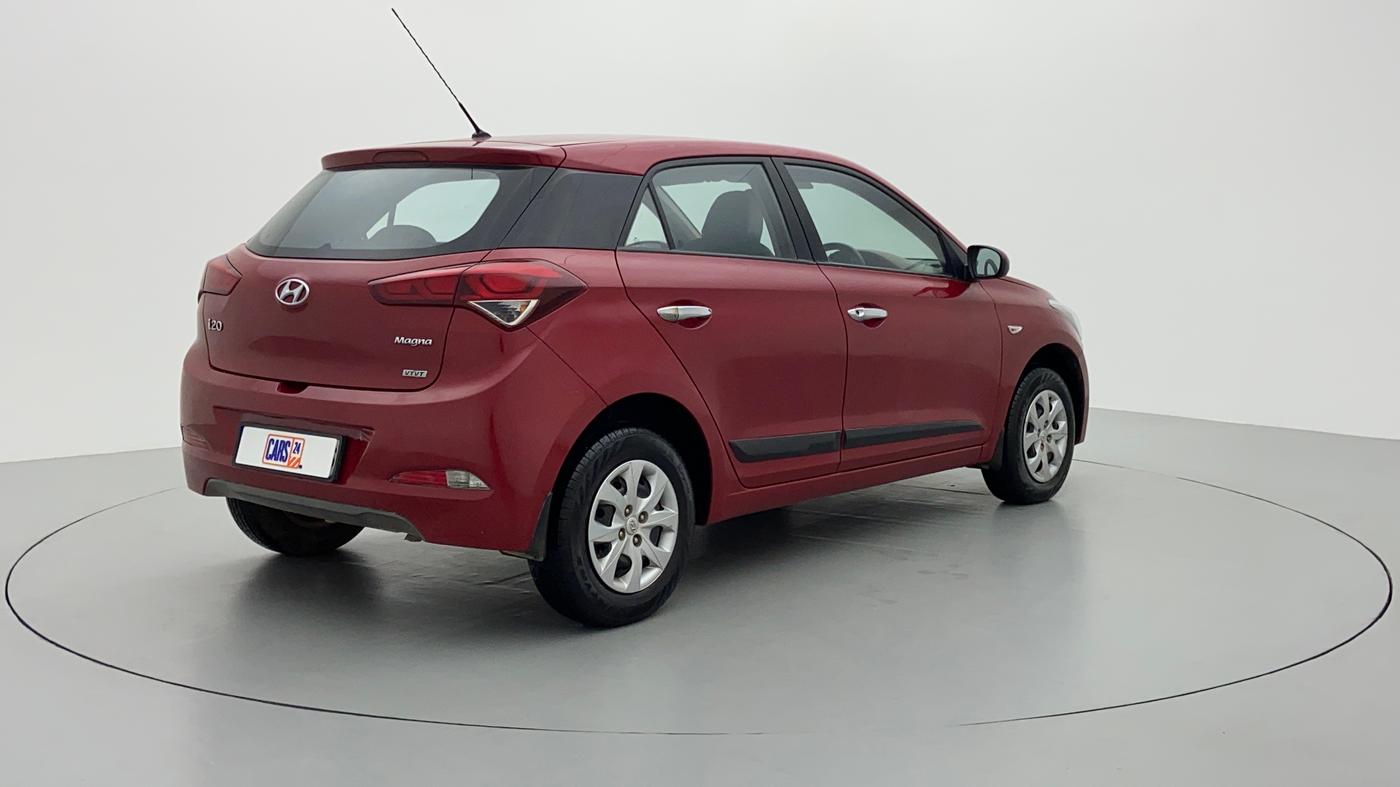 2016 Hyundai Elite i20 MAGNA 1.2, Petrol, Manual, 48,155 km, Right Back Diagonal (45- Degree) View