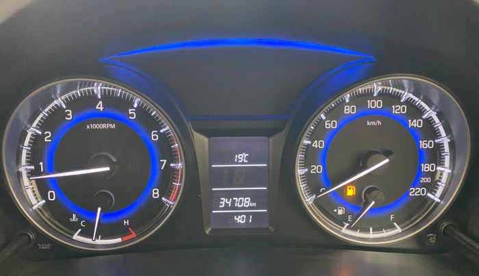 2018 Maruti Baleno DELTA PETROL 1.2, Petrol, Manual, 34,658 km, Odometer Image