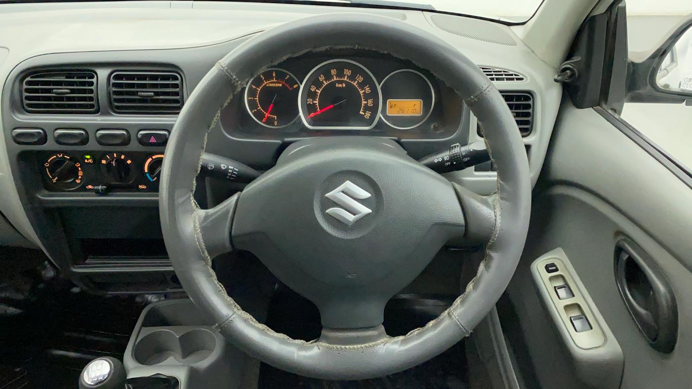 2013 Maruti Alto K10 VXI, Petrol, Manual, 26,107 km, Steering Wheel Close Up