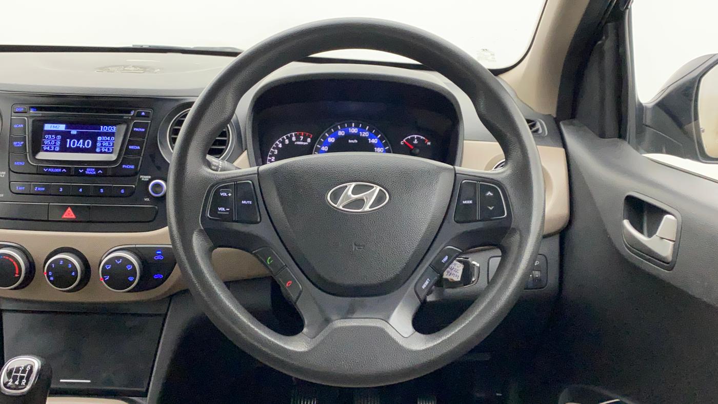2014 Hyundai Xcent S 1.2, Petrol, Manual, 43,047 km, Steering Wheel Close Up