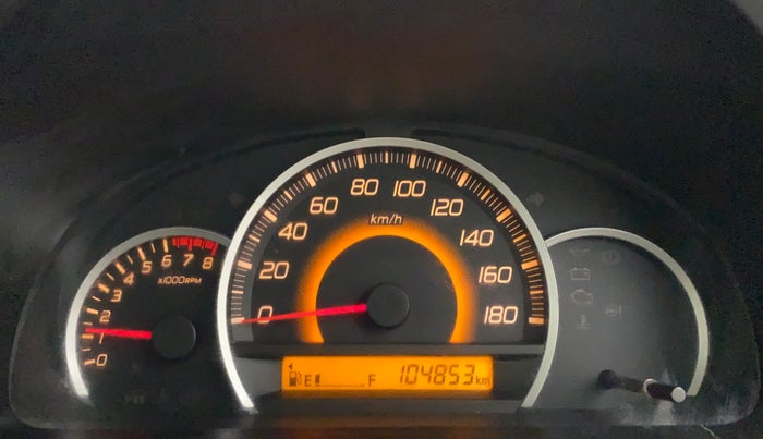 2013 Maruti Wagon R 1.0 VXI, Petrol, Manual, 1,05,115 km, Odometer Image